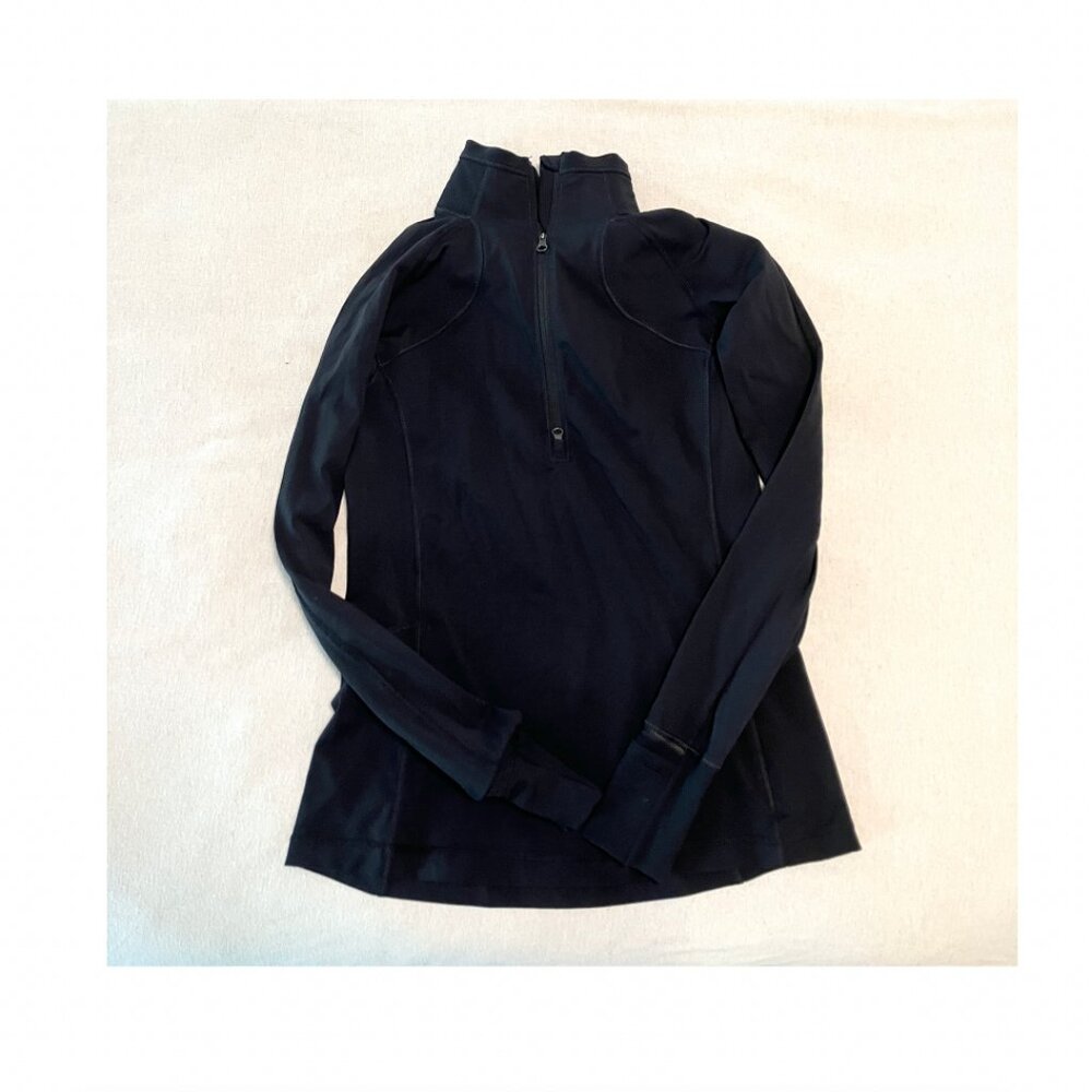 Lululemon Black Quarter Zip Jacket - Size 6